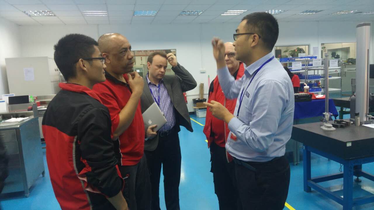 牛津仪器OES直读光谱仪亚太区销售总监莅临我司指导工作